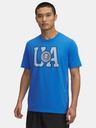 Under Armour Pánske tričko Under Armour UA COLLEGE CREST LOGO SS-BLU