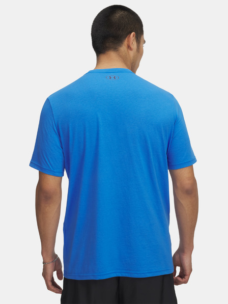 Under Armour Pánske tričko Under Armour UA COLLEGE CREST LOGO SS-BLU