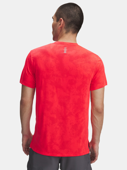 Under Armour Pánske tričko Under Armour UA Launch Camo SS-RED