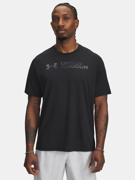 Under Armour Pánske tričko Under Armour UA Tech Reflective SS-BLK