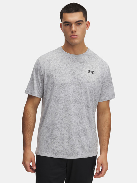 Under Armour Pánske tričko Under Armour UA Tech Tee Pixelate-GRY