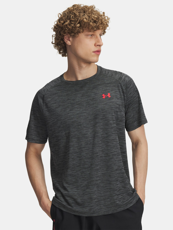 Under Armour Pánske tričko Under Armour UA Tech Textured SS-BLK