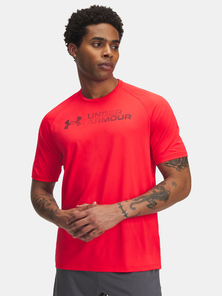 Under Armour Pánske tričko Under Armour UA Tech Reflective SS-RED
