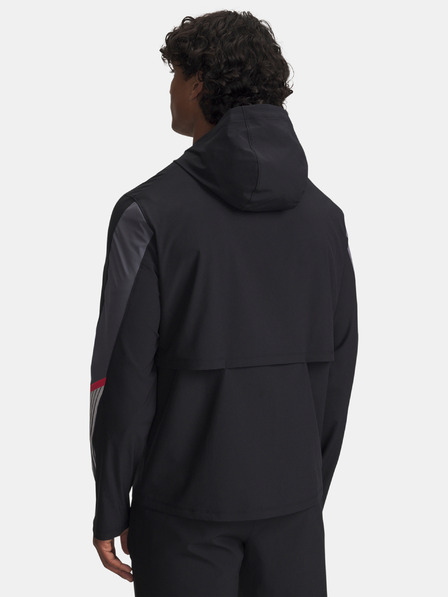 Under Armour Pánska bunda Under Armour UA Velociti Storm Hooded Jkt-BLK