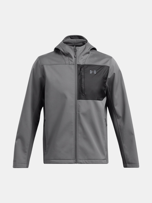 Under Armour Pánska bunda Under Armour SHIELD HOODED JACKET-GRY