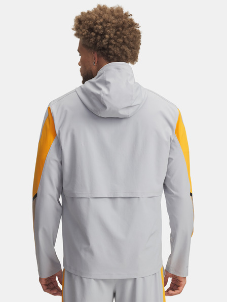 Under Armour Pánska bunda Under Armour UA Velociti Storm Hooded Jkt-GRY