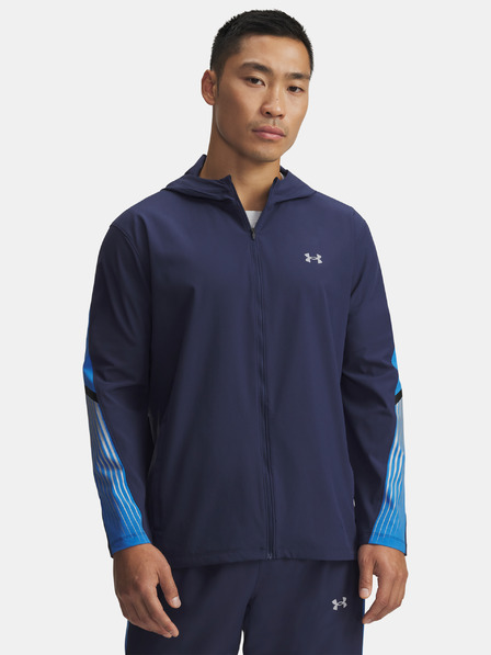 Under Armour Pánska bunda Under Armour UA Velociti Storm Hooded Jkt-BLU