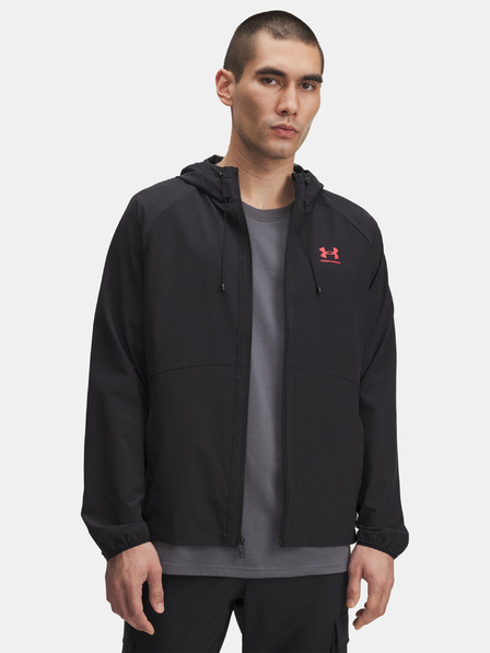 Under Armour Pánska bunda Under Armour UA Vibe Woven Jacket-BLK