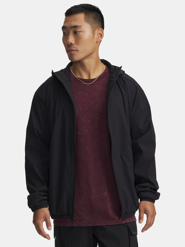 Under Armour Pánska bunda Under Armour UA Unstoppable Txt Woven Jkt-BLK