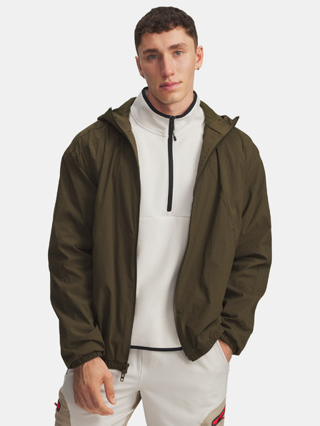 Under Armour Pánska bunda Under Armour UA Unstoppable Txt Woven Jkt-GRN
