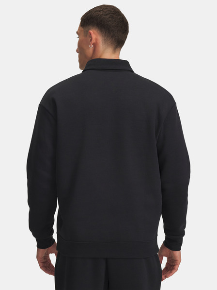 Under Armour Pánska bunda Under Armour UA Icon Flc Collar 1/4 Zip-BLK