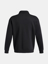 Under Armour Pánska bunda Under Armour UA Icon Flc Collar 1/4 Zip-BLK