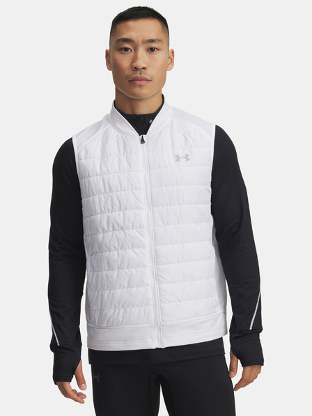 Under Armour Pánska vesta Under Armour UA Launch Insulated Vest-WHT