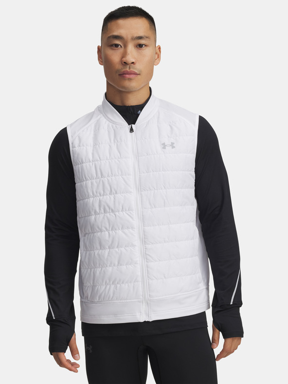 Under Armour Pánska vesta Under Armour UA Launch Insulated Vest-WHT
