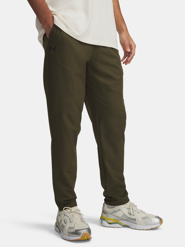 Under Armour Pánske športové nohavice Under Armour UA Unstoppable Tapered Pants-GRN