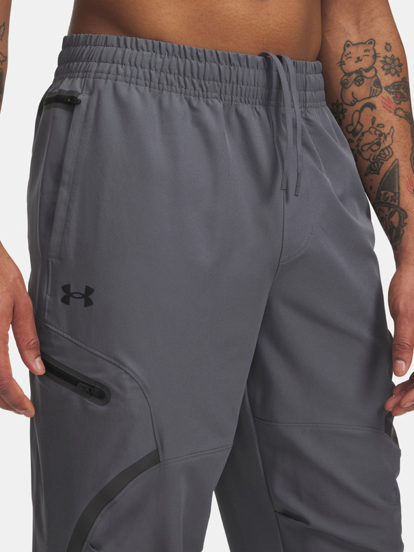 Under Armour Pánske športové nohavice Under Armour UA Unstoppable Cargo Pant-GRY