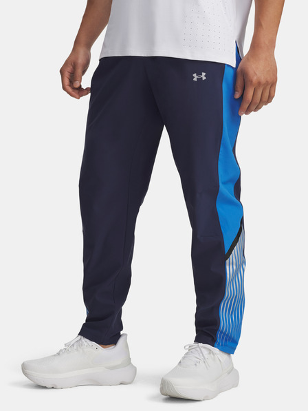 Under Armour Pánske športové nohavice Under Armour UA Velociti Storm Pant-BLU