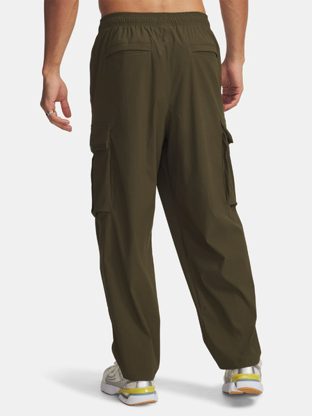 Under Armour Pánske športové nohavice Under Armour UA UNSTPBLE TXTR WOVEN CARGO-GRN