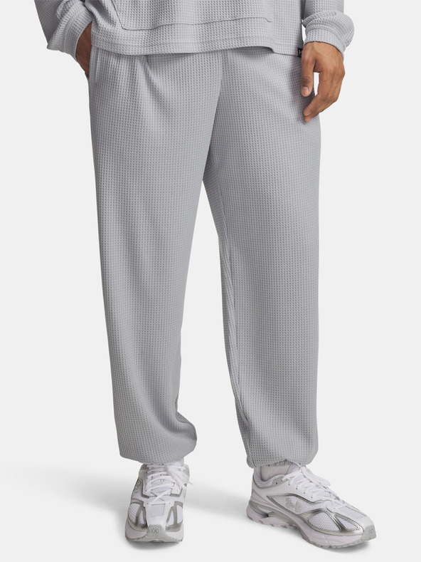Under Armour Pánske tepláky Under Armour UA Rival Waffle Jogger-GRY