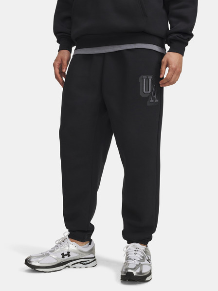 Under Armour Pánske tepláky Under Armour UA Icon Flc Graphic Jgr-BLK