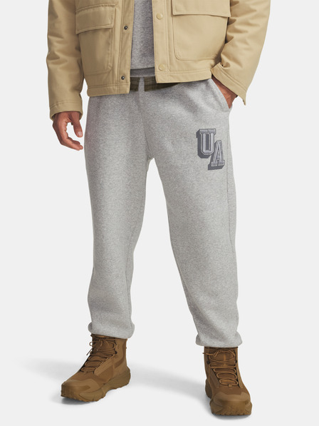 Under Armour Pánske tepláky Under Armour UA Icon Flc Graphic Jgr-GRY