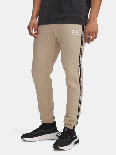 Under Armour Pánske tepláky Under Armour UA Icon Fleece Jgr Taping-BRN