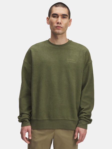 Under Armour Pánska mikina Under Armour UA Icon Rev Terry Crew-GRN
