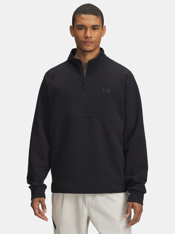 Under Armour Pánska mikina Under Armour UA Unstoppable Flc Half Zip-BLK
