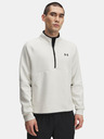 Under Armour Pánska mikina Under Armour UA Unstoppable Flc Half Zip-WHT