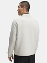 Under Armour Pánska mikina Under Armour UA Unstoppable Flc Half Zip-WHT