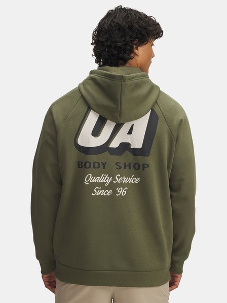 Under Armour Pánska mikina Under Armour UA Rival Fleece HBR Logo HD-GRN
