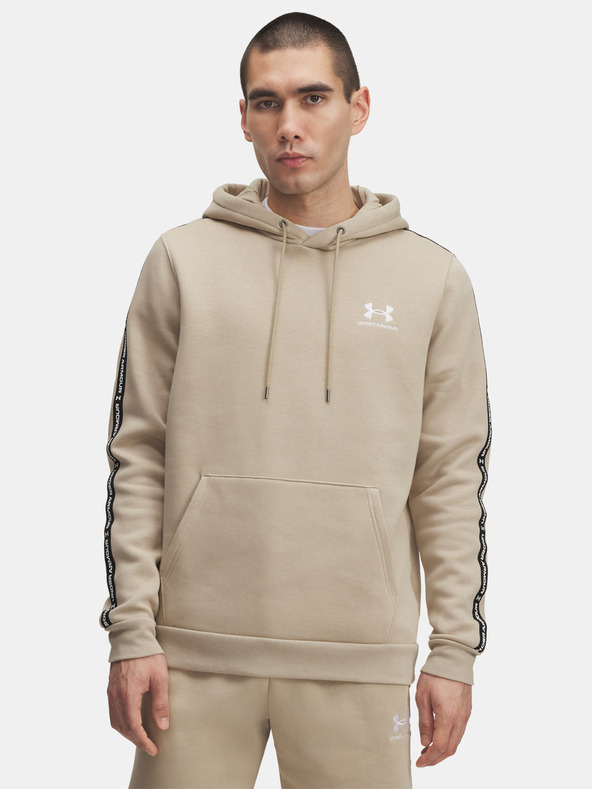 Under Armour Pánska mikina Under Armour UA Icon Fleece HD Taping-BRN