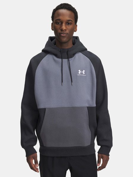 Under Armour Pánska mikina Under Armour UA Icon HW Colorblocked Hdy-GRY