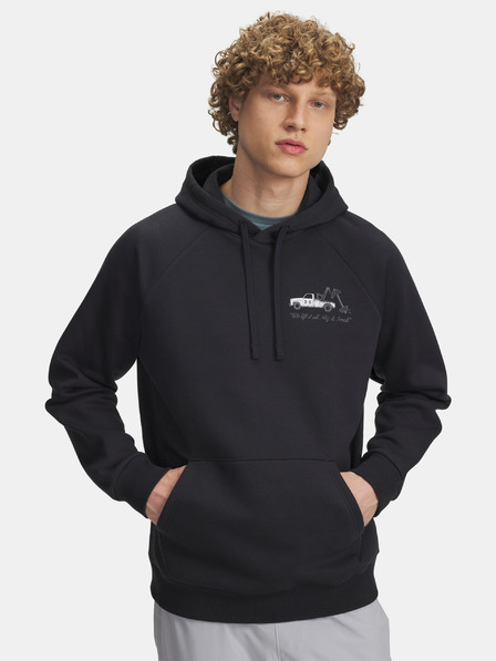 Under Armour Pánska mikina Under Armour UA Rival Fleece HBR Logo HD-BLK