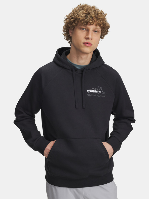 Under Armour Pánska mikina Under Armour UA Rival Fleece HBR Logo HD-BLK