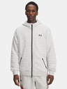 Under Armour Pánska mikina Under Armour UA Unstoppable Flc Txtr FZ-WHT