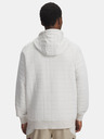 Under Armour Pánska mikina Under Armour UA Unstoppable Flc Txtr FZ-WHT