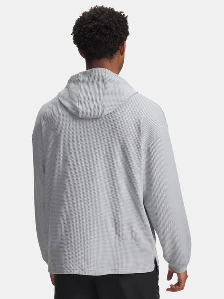 Under Armour Pánska mikina Under Armour UA Rival Waffle Hoodie-GRY