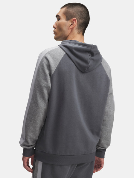 Under Armour Pánska mikina Under Armour UA Rival Flc CB Hood-GRY