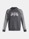 Under Armour Pánska mikina Under Armour UA Rival Flc CB Hood-GRY