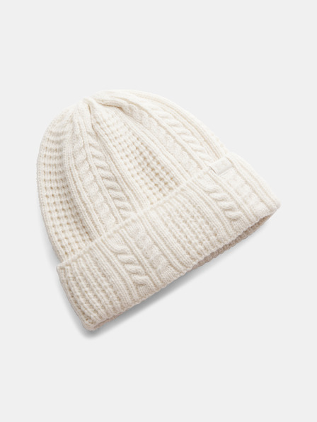 Under Armour Dámska čiapka Under Armour W Halftime Cable Knit Beanie-BRN