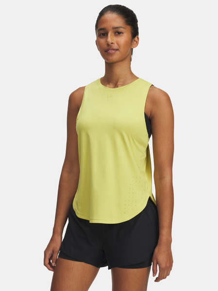 Under Armour Dámske tielko Under Armour UA Launch Elite Tank-YLW