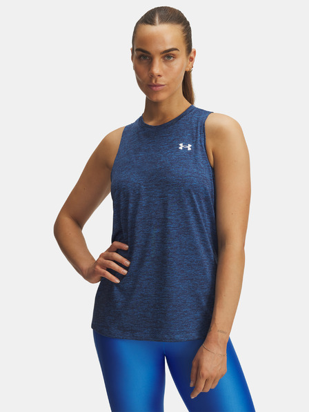 Under Armour Dámske tielko Under Armour Tech Tank Twist-BLU