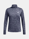 Under Armour Dámske tričko Under Armour Tech 1/2 Zip- Twist-BLU