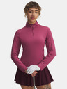 Under Armour Dámske tričko Under Armour UA Drive 1/4 Zip-RED