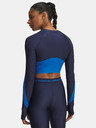 Under Armour Dámske tričko Under Armour UA HG Rib 1/4 Zip-BLU