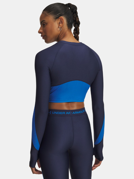 Under Armour Dámske tričko Under Armour UA HG Rib 1/4 Zip-BLU