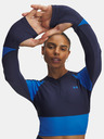 Under Armour Dámske tričko Under Armour UA HG Rib 1/4 Zip-BLU