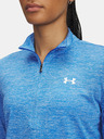 Under Armour Dámske tričko Under Armour Tech 1/2 Zip- Twist-BLU