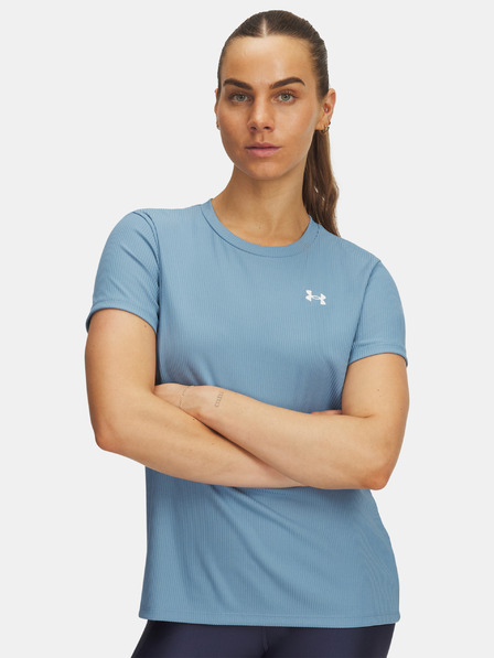 Under Armour Dámske tričko Under Armour Tech Rib SSC-BLU